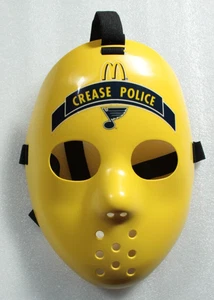 Máscara de portero de policía pliegue azul de St. Louis SGA McDonald's Halloween NHL hockey - Imagen 1 de 2