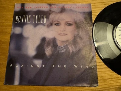 Bonnie Tyler / Dieter Bohlen “Against the Wind” 1991 BMG Hansa Records new 7” - Image 1 of 4