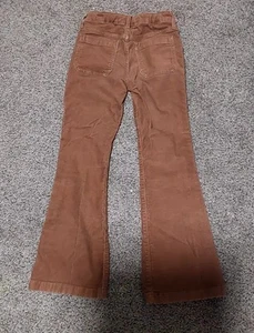 Gap Jean Pants Girls 8, Brown '70s Flare Corduroy BootCut Y2K - Picture 1 of 6