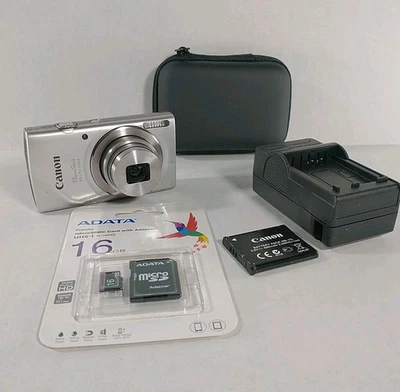 Cargador de batería SD para cámara digital Canon PowerShot ELPH 180 20 MP y estuche funcionaLEER Foto 1 de 4