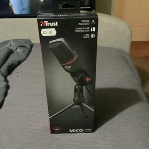 Microphone Trust Gaming GXT 212 Mico 3,5 mm micro filaire avec support trépied 23791 - Photo 1/1