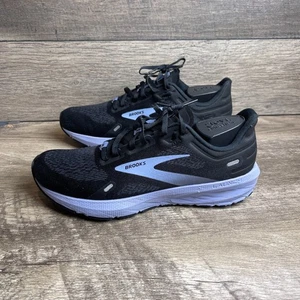 Brooks Launch GTS 9 1203741B060 Womens 10 B Running Shoes Black Purple Sneakers - Picture 1 of 11