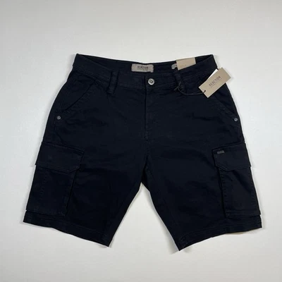 Kenneth Cole Pantalones Cortos Hombre’s 30 Negro Elástico Carga Exterior NUEVO Foto 1 de 4