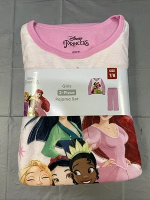 Conjunto de pijama de princesa Disney para niñas talla 7/8 Foto 1 de 4