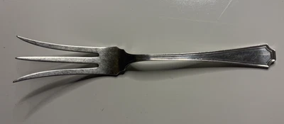 Garfo de limão esterlino Durgin Fairfax 5" – sem monograma – Garfo de condimento vintage - Imagem 1 de 2