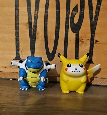Figura Pokemon Topper Lápiz Blastoise And Pikachu 1999 De Colección Juguete Nintendo Foto 1 de 2