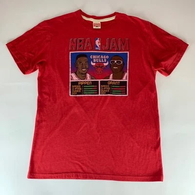 Camisa Homenaje Scottie Pippen Horace Grant Chicago Bulls NBA JAM Para Hombres Grande Foto 1 de 4