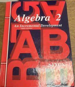 Saxon Algebra 2 SET (3rd  Edition)Textbook, Answer Key & Test Forms (cover Wear) - Picture 1 of 6