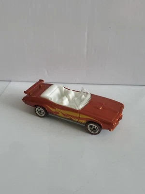 Pontiac GTO naranja Hot Wheels Classics serie 5 CHASE '70 con pilotos reales Foto 1 de 4
