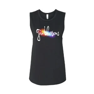 Gin Blossoms Band Lense Flare Tank Top * Medium Black Front Print - Bild 1 von 8