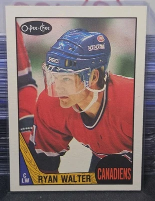 87-88 O-Pee-Chee Ryan Walter 🚨🚨🚨 Montreal Canadiens  - Image 1 of 2