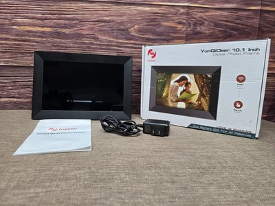 YunQiDeer Frameo 10.1" WiFi Digital Photo Frame IPS Touchscreen - Image 1 of 4