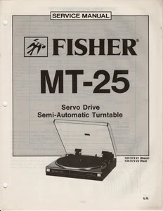 Fisher MT-25 Plattenspieler Service Manual - Bild 1 von 4