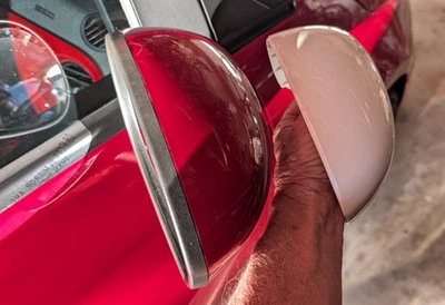 Cubiertas de espejos retrovisores laterales 2 piezas - Fiat 500 Abarth - Blanco - SIN RESERVA Foto 1 de 4