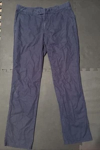 Aspesi Navy Trousers Chino Pants Slim Fit Made in Italy Luxury Men’s Size 50 - Picture 1 of 8