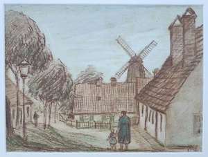 Kliefert, Erich(1893Berlin–1994Stralsund)„Stralsund–Partie in d. Frankenvorstadt - Bild 1 von 9