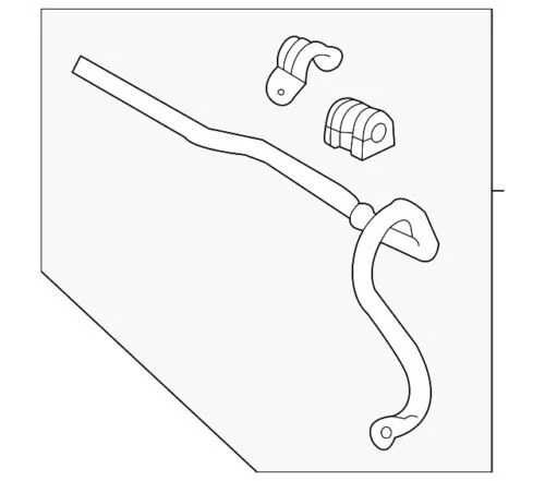 Genuine GM 2011-2017 Buick Chevrolet Verano Cruze Base Stabilizer Shaft 42750576 - Image 1 of 2