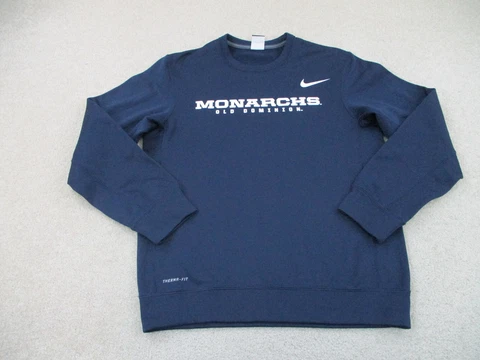 Old Dominion Monarchs Sweater Adult Small Blue Football Sweatshirt Nike Mens A19 Cover