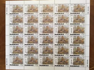 HI2 Hawaii SIGNED  **RARE** SIGNED Sheet Of 30 Daniel VanZyle 1997 - Picture 1 of 5