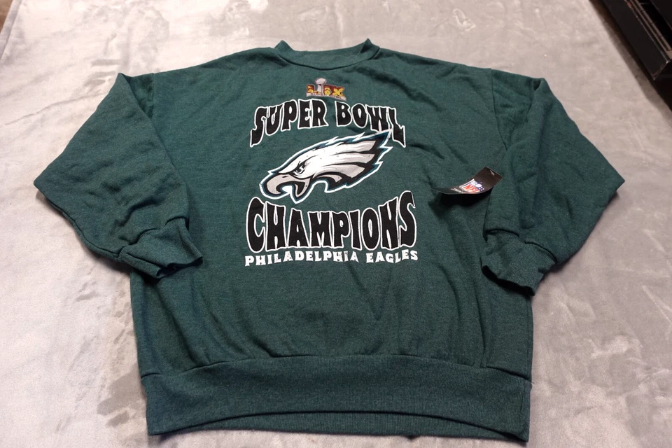 Suéter Philadelphia Eagles Super Bowl Champions Talla Grande Nuevo con Etiquetas Majestic Threads Foto 1 de 4