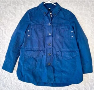 Burberry Brit Jacket Navy Blue Women's Size US 10 Ships FREE! - Picture 1 of 14