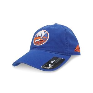 New York Islanders NHL Adidas Logo Adult Unisex Dad Structured Adjustable Hat