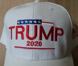 Trump 2020 White Hat Collectable Brand New - Picture 1 of 4