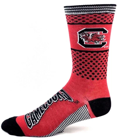 South Carolina Gamecocks Red Black Thin Crew Socks Cover