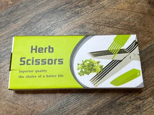 Tijeras Cortador de Hierbas Acero Inoxidable Cocina Romero Triturado Cortador Picado 1p - Imagen 1 de 9
