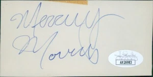 Mercury Morris Miami Dolphins Signed 2.25x4.25 Cut Index Card JSA Authenticated - Picture 1 of 2