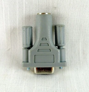 PS2F to DB9F Female Female Serial Mouse Adapter Gender Screw down posts NEW NIB - Picture 1 of 3
