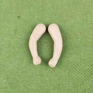 Brazos de muñecas antiguos de porcelana para casa de muñecas, fijación elástica, 1,9", Alemania, - Imagen 1 de 5