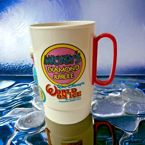 Walt Disney's World on Ice Plastic Cup Mickey's Diamond Jubilee Ringling Bros - Picture 1 of 7