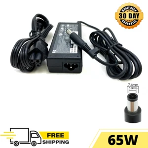 65W Genuine HP  AC DC Power Adapter for Compaq Presario Laptop CQ61 CQ62 w/Cord - Picture 1 of 5