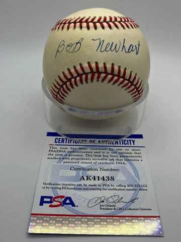 Bob Newhart Show Actor Signed Autograph Official OMLB Baseball PSA DNA *38 Cover