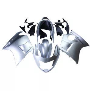 ABS Plastic Silver Fairings Kit for Honda CBR1100XX 1996-2007 Injection Bodywork - Picture 1 of 8
