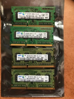 4GB  1GB x 4   DDR3 PC3-8500 SODIMM - Image 1 of 2