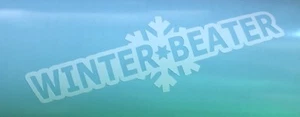 Winter Beater Sticker Decal Vinyl JDM Euro Drift Lowered illest Fatlace Funny - Picture 1 of 1