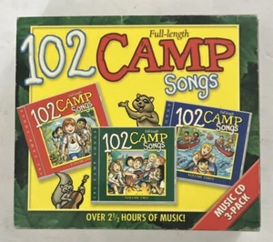 102 Canciones de Campamento de Largo Completo (CD, 2004) Paquete de 3 Caja Set Usado Envío RÁPIDO - Imagen 1 de 15