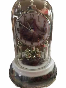 Thomas Kincaid Batteriebetriebene Uhr mit Globus - Bild 1 von 4