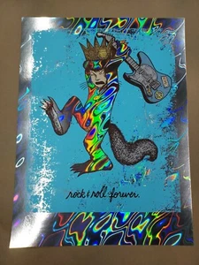 ‘Rock and Roll Forever’ 24x18 - Jermaine Rogers lava foil A/P and embossed - Picture 1 of 4