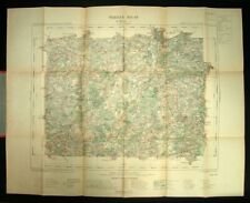 Region Town Of Mans, La-Suze-Sur-Sarthe map Plan geographic old 1899