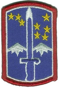 ESERCITO USA 172° BRIGATA FANTERIA CLASSE A PATCH - COLORE COMPLETO - Foto 1 di 1