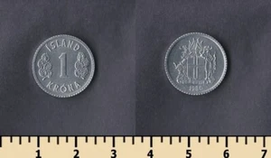 Iceland 1 krona 1980 - Picture 1 of 1
