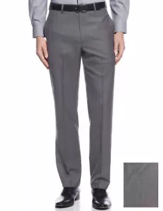 Prindly Mens Classic Modern Fit Flat Front Suit Separates Dress Pants - Picture 1 of 12
