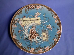 V&B Mettlach Chromolith Wandteller Papageno die Zauberflöte  - Bild 1 von 8