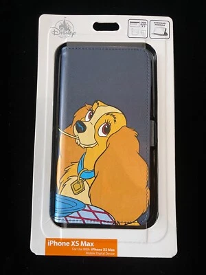 Funda tipo folio Dama y el vagabundo de los parques de Disney iPhone XS Max nueva Foto 1 de 4