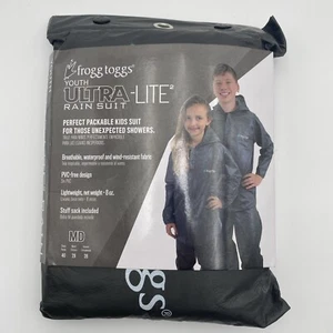 Fogg Yoga Ultra-lite Rain Suit Youth Medium color carbon - Picture 1 of 2
