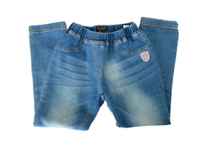 Scuderia Ferrari Girl Medium Blue Denim Leggings Jeggings - Picture 1 of 5