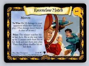 Harry Potter TCG Quidditch Cup Ravenclaw Match #23/80 Rare Card CCG Match - Picture 1 of 2